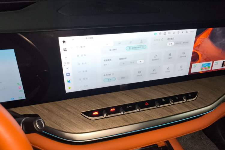 Used Wey Lanshan 2023 Four-Wheel Drive Ultra-Long Range Version Audio And AC Panel