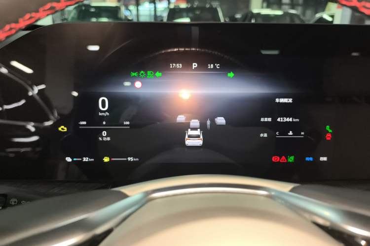 Used Wey Lanshan 2023 Four-Wheel Drive Ultra-Long Range Version Instrument Cluster