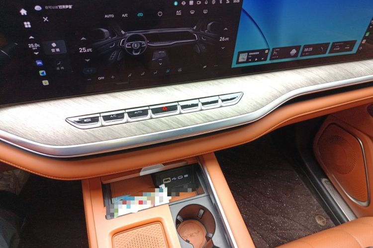 Used Wey Lanshan 2023 Four-Wheel Drive Ultra-Long Range Version Audio And AC Panel