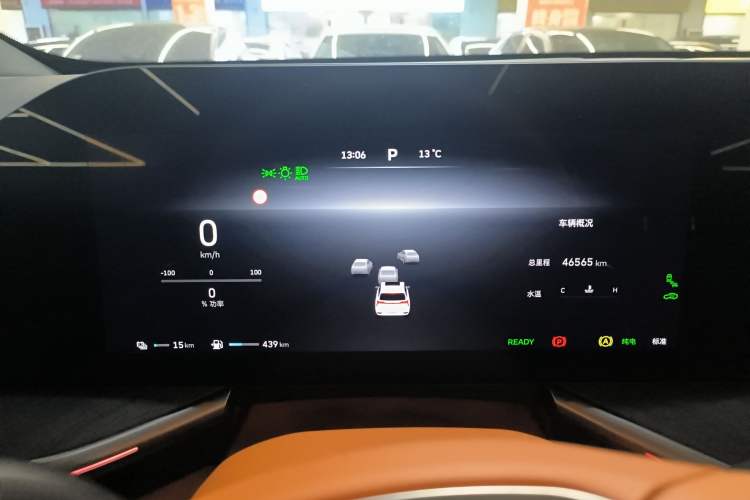 Used Wey Lanshan 2023 Four-Wheel Drive Ultra-Long Range Version Instrument Cluster