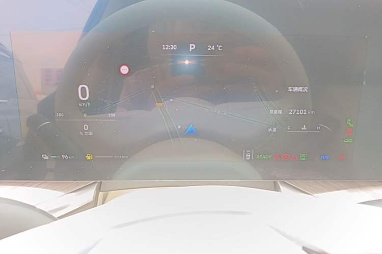 Used Wey Lanshan 2023 Four-Wheel Drive Ultra-Long Range Version Instrument Cluster