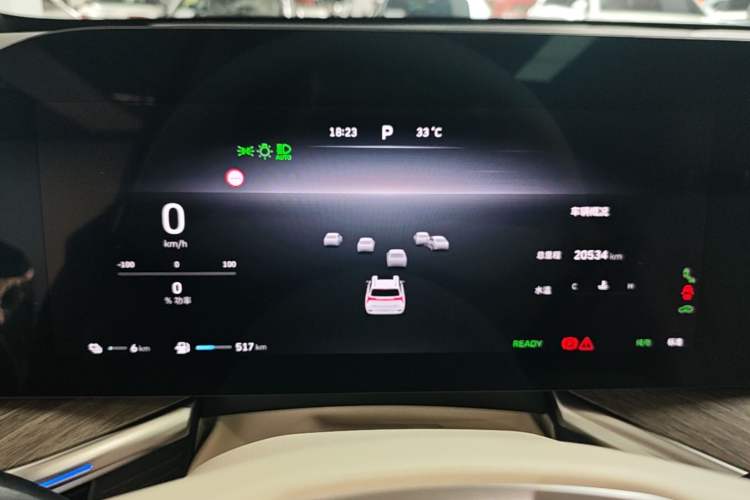 Used Wey Lanshan 2023 Four-Wheel Drive Ultra-Long Range Version Instrument Cluster