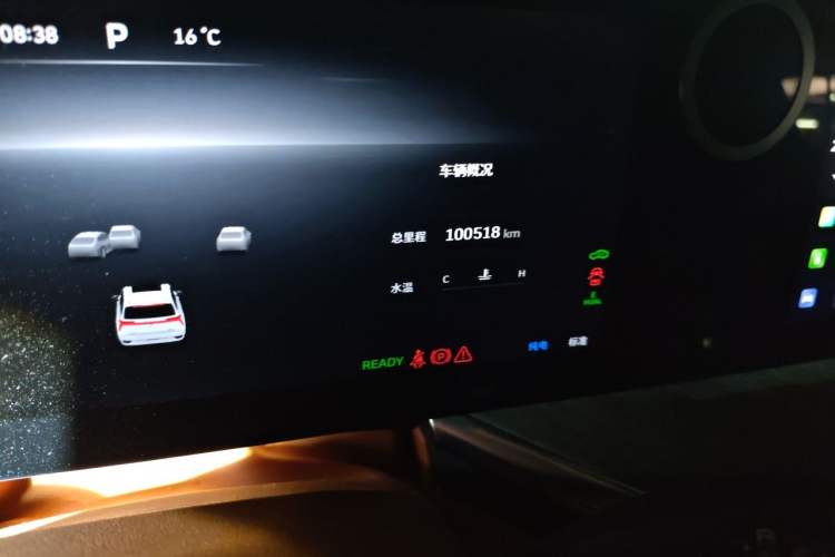 Used Wey Lanshan 2023 Four-Wheel Drive Ultra-Long Range Version Odometer Close Up