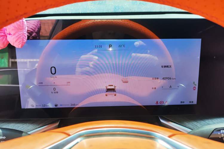 Used Wey Lanshan 2023 Four-Wheel Drive Ultra-Long Range Version Instrument Cluster