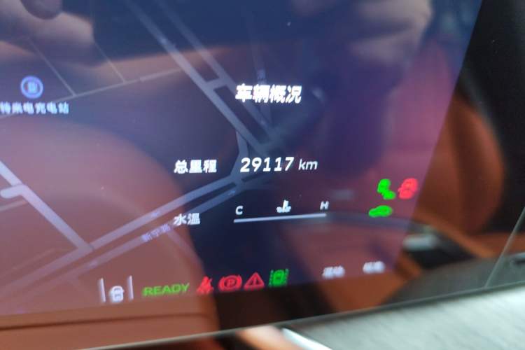 Used Wey Lanshan 2023 Two-Wheel Drive Long-Range Version Odometer Close Up