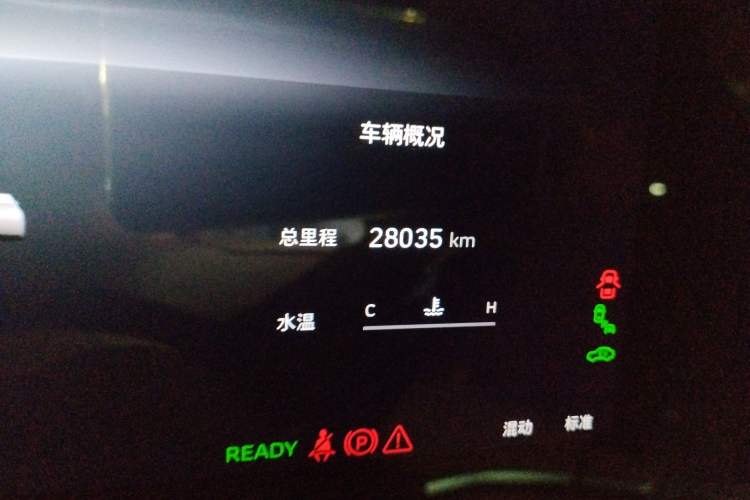 Used Wey Lanshan 2023 Four-Wheel Drive Ultra-Long Range Version Odometer Close Up