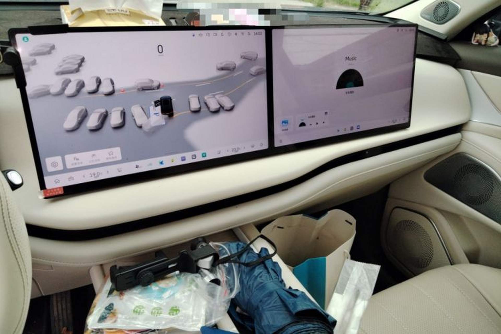 Used Wey Lanshan 2025 Four-Wheel Drive Max Audio And AC Panel