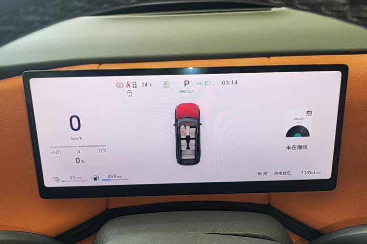 Used Wey Lanshan 2025 Four-Wheel Drive Max Instrument Cluster