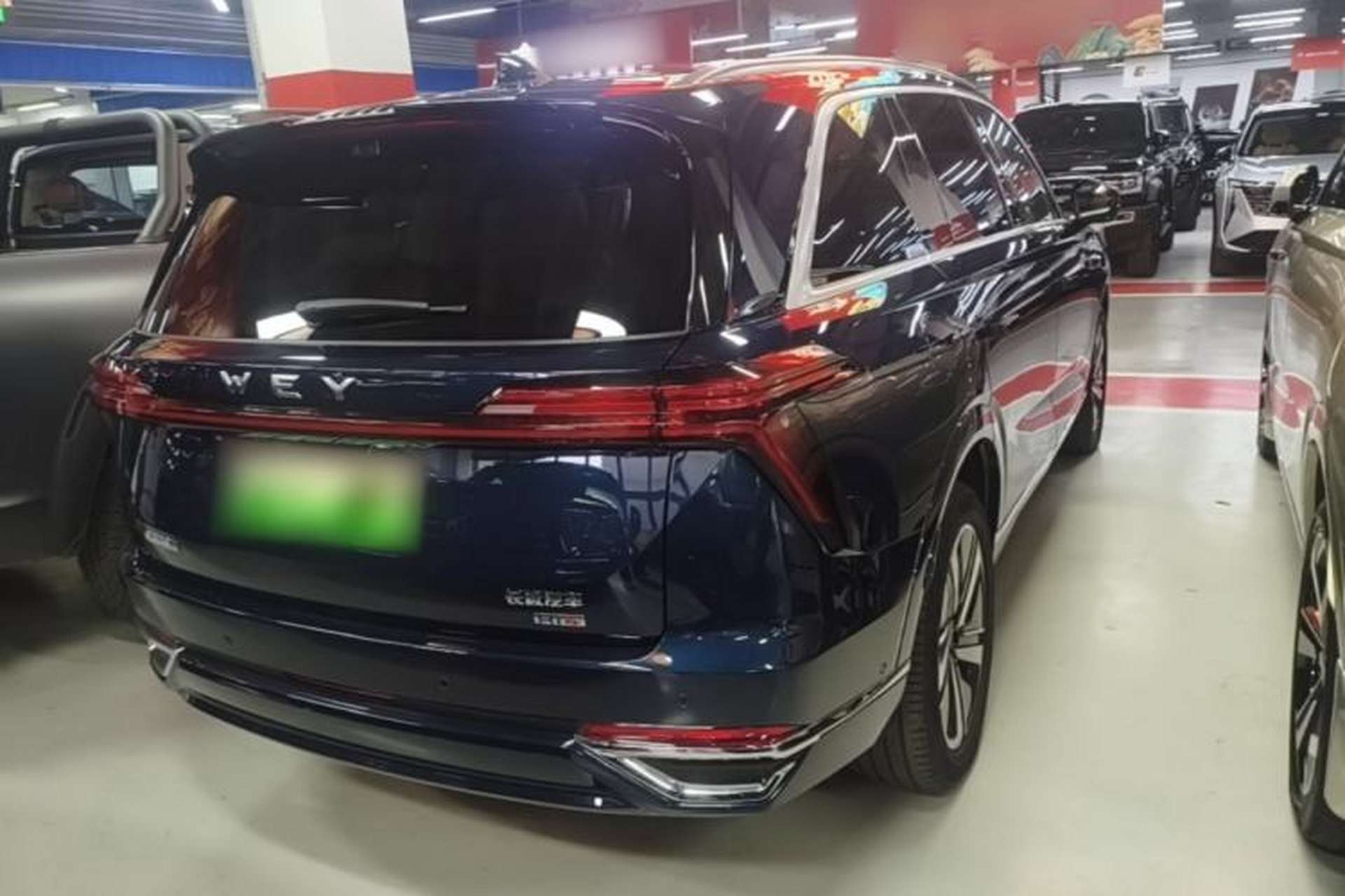 Used Wey Lanshan 2025 Four-Wheel Drive Max Rear Right 45 Deg
