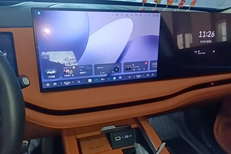 Used Wey Lanshan 2025 Four-Wheel Drive Max Audio And AC Panel