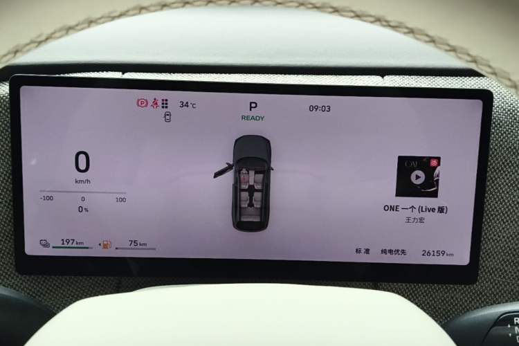 Used Wey Lanshan 2025 Four-Wheel Drive Ultra Instrument Cluster