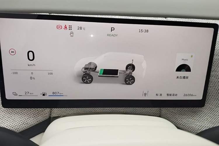 Used Wey Lanshan 2025 Four-Wheel Drive Ultra Instrument Cluster