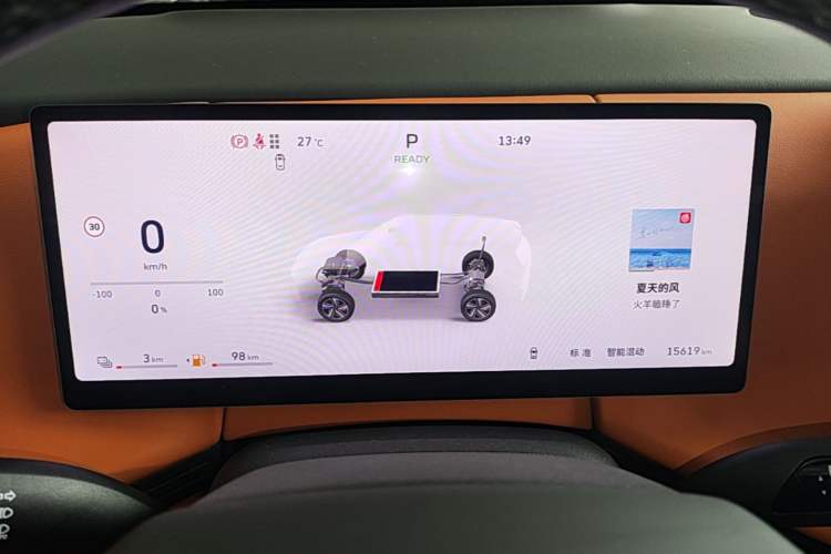 Used Wey Lanshan 2025 Four-Wheel Drive Max Instrument Cluster