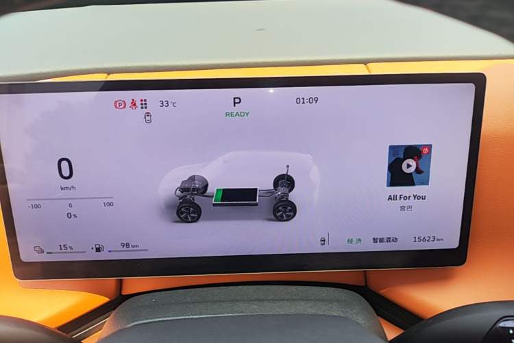 Used Wey Lanshan 2025 Four-Wheel Drive Max Instrument Cluster