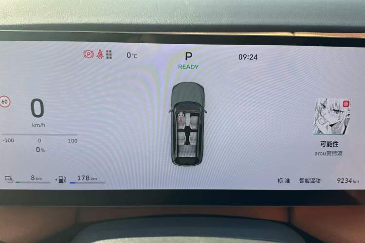 Used Wey Lanshan 2025 Four-Wheel Drive Ultra Odometer Close Up