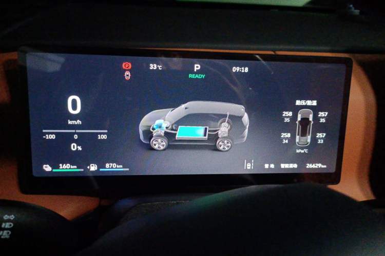 Used Wey Lanshan 2025 Four-Wheel Drive Max Instrument Cluster