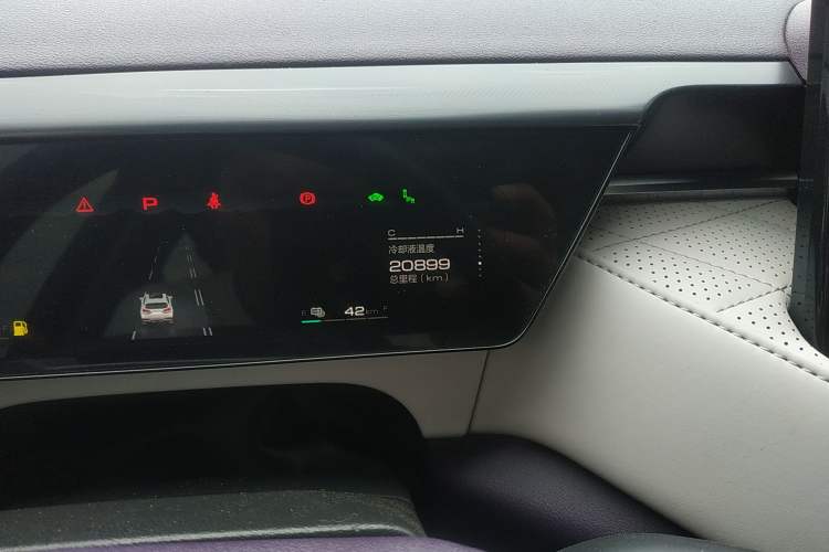 Used Wey Latte DHT-PHEV 2022 1.5T Two-Wheel-Drive Extra-Large Version Odometer Close Up