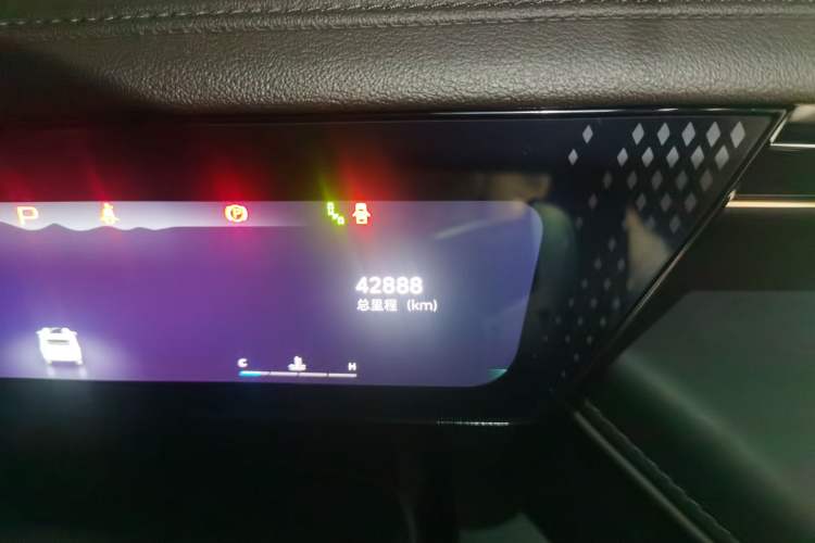 Used Wey Mocha 2021 2.0T Two-Wheel-Drive Premium Edition Odometer Close Up