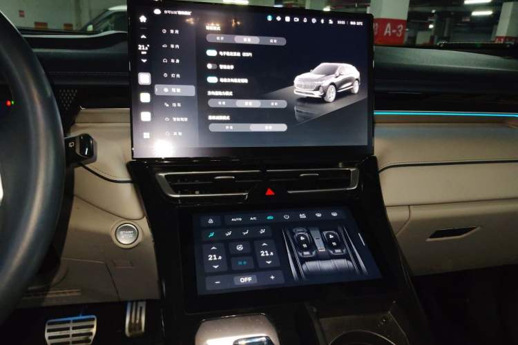 Used Wey Mocha 2021 2.0T Two-Wheel-Drive Premium Edition Audio And AC Panel