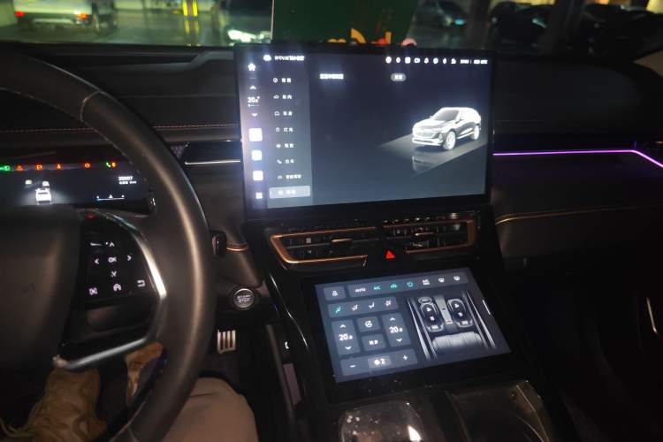 Used Wey Mocha 2021 2.0T Two-Wheel-Drive Premium Edition Audio And AC Panel