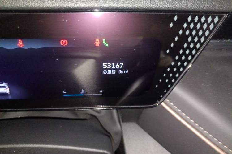 Used Wey Mocha 2021 2.0T Two-Wheel-Drive Premium Edition Odometer Close Up