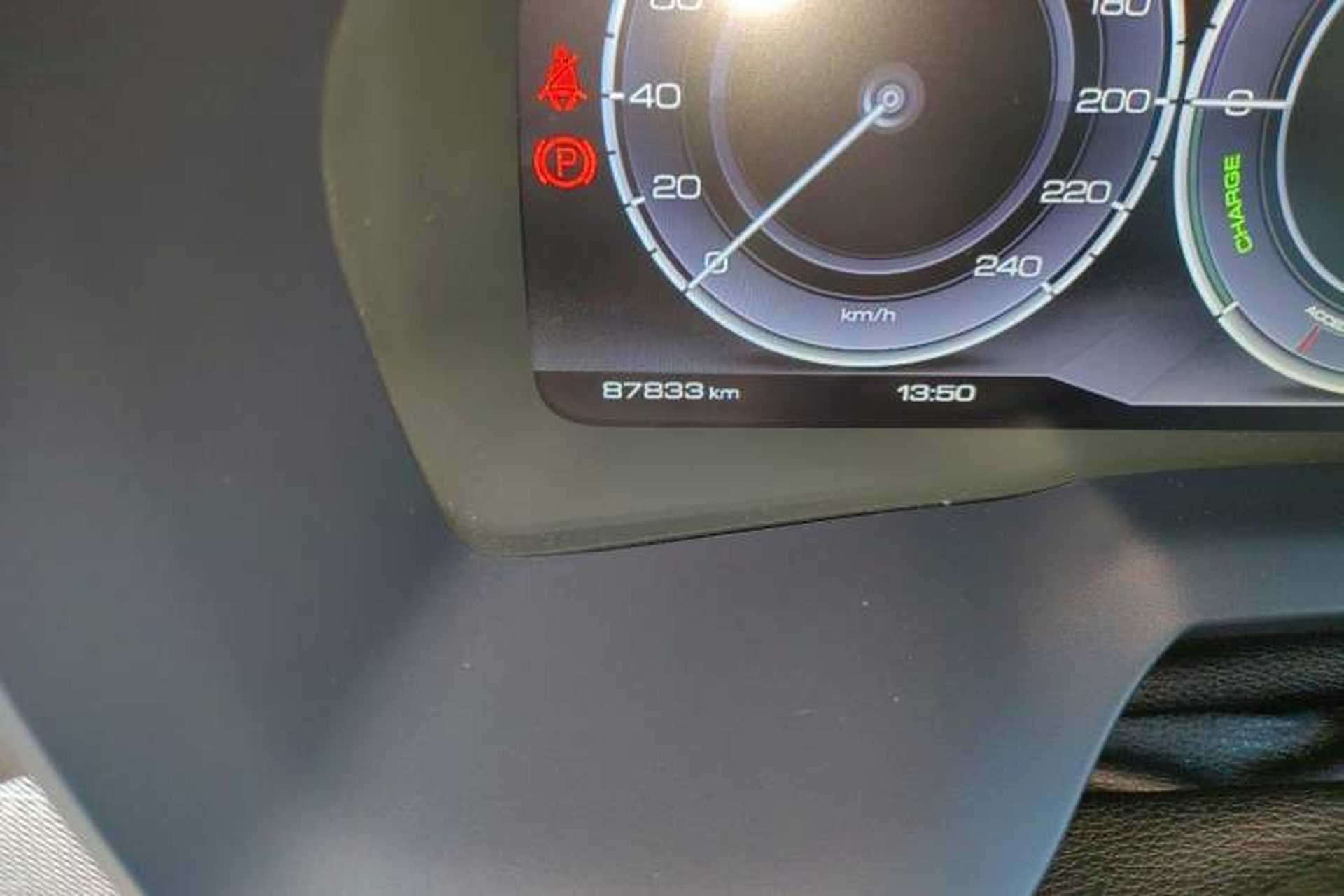 Used Wey P8 2018 2.0T Flagship Model Odometer Close Up