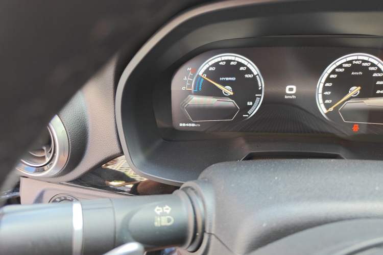 Used Wey P8 2018 2.0T Flagship Model Odometer Close Up