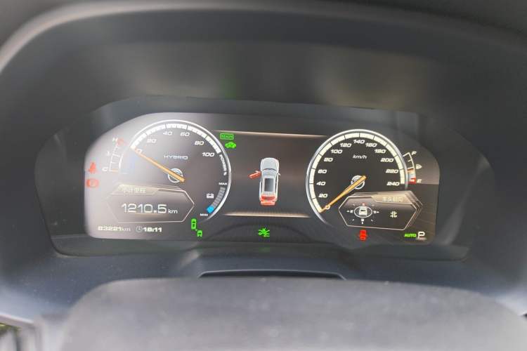 Used Wey P8 2018 2.0T Flagship Model Instrument Cluster