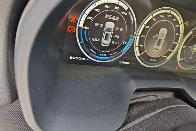 Used Wey P8 2018 2.0T Prestige Version Odometer Close Up