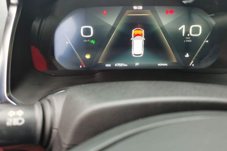 Used Wey VV5 2017 2.0T Flagship Edition Odometer Close Up