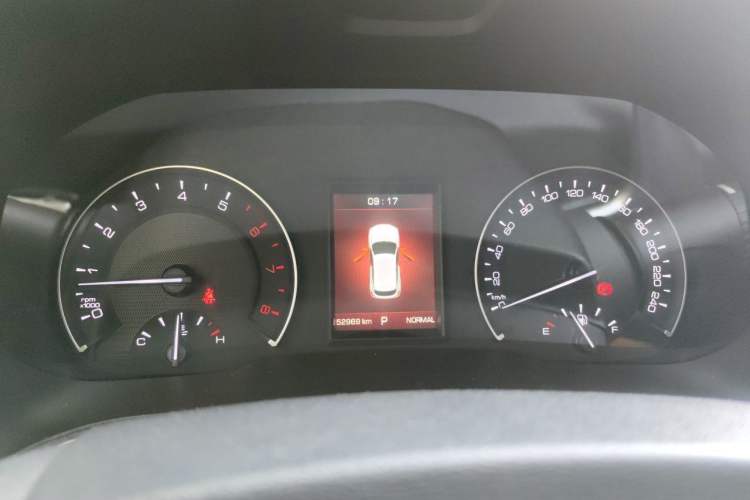 Used Wey VV5 2017 2.0T Ultra-Luxury Version Instrument Cluster