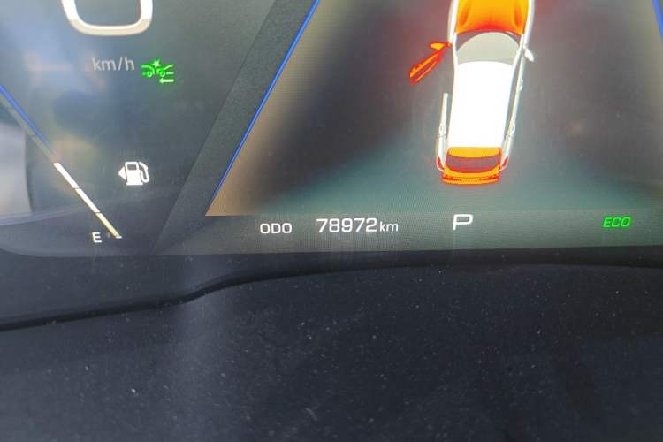 Used Wey VV5 2017 2.0T Flagship Edition Odometer Close Up