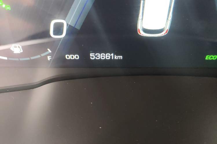 Used Wey VV5 2017 2.0T Flagship Edition Odometer Close Up