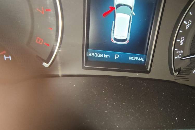 Used Wey VV5 2017 2.0T Ultra-Luxury Version Odometer Close Up