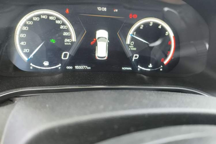 Used Wey VV5 2017 2.0T Flagship Edition Odometer Close Up