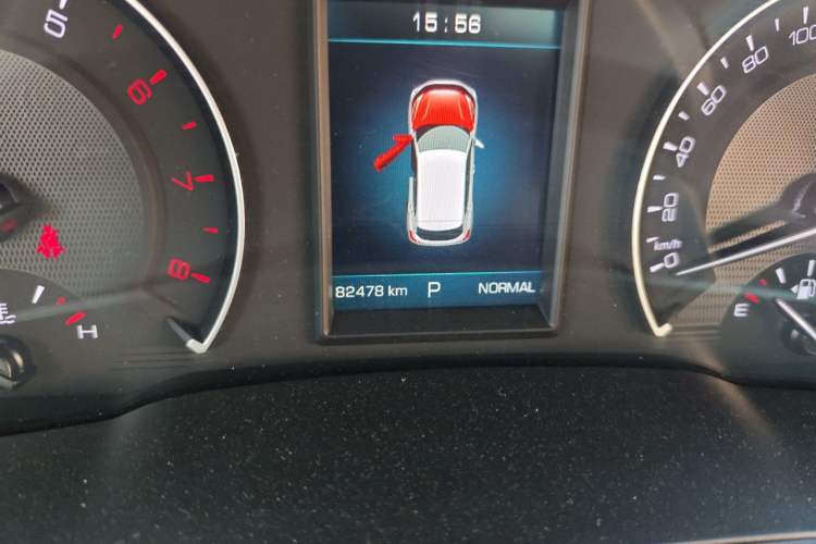 Used Wey VV5 2017 2.0T Ultra-Luxury Version Odometer Close Up