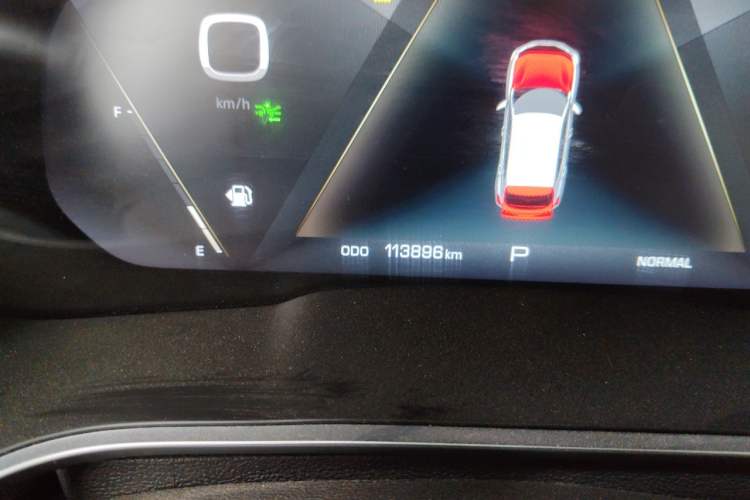 Used Wey VV5 2017 2.0T Flagship Edition Odometer Close Up