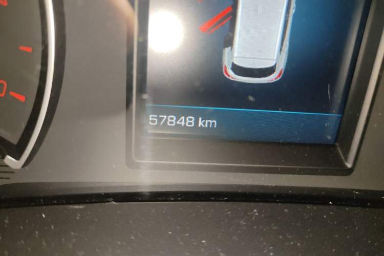 Used Wey VV5 2017 2.0T Ultra-Luxury Version Odometer Close Up