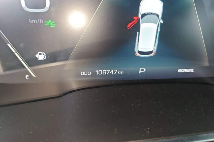 Used Wey VV5 2017 2.0T Flagship Edition Odometer Close Up