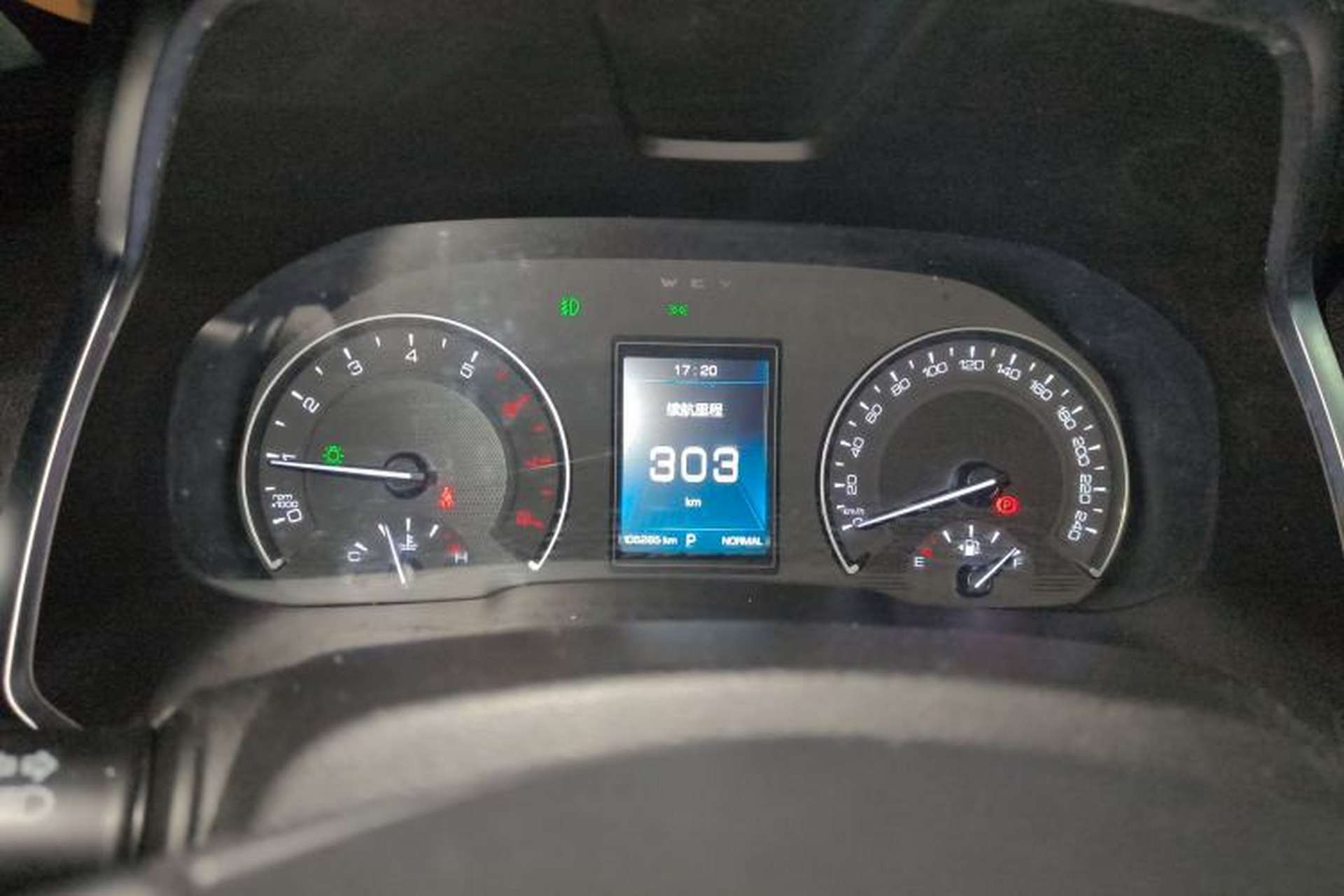 Used Wey VV5 2017 2.0T Ultra-Luxury Version Instrument Cluster