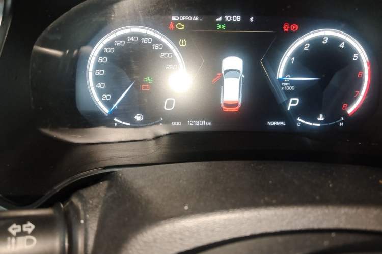 Used Wey VV5 2017 2.0T Flagship Edition Odometer Close Up