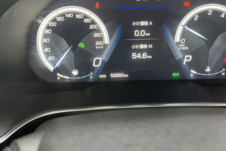 Used Wey VV5 2017 2.0T Flagship Edition Odometer Close Up