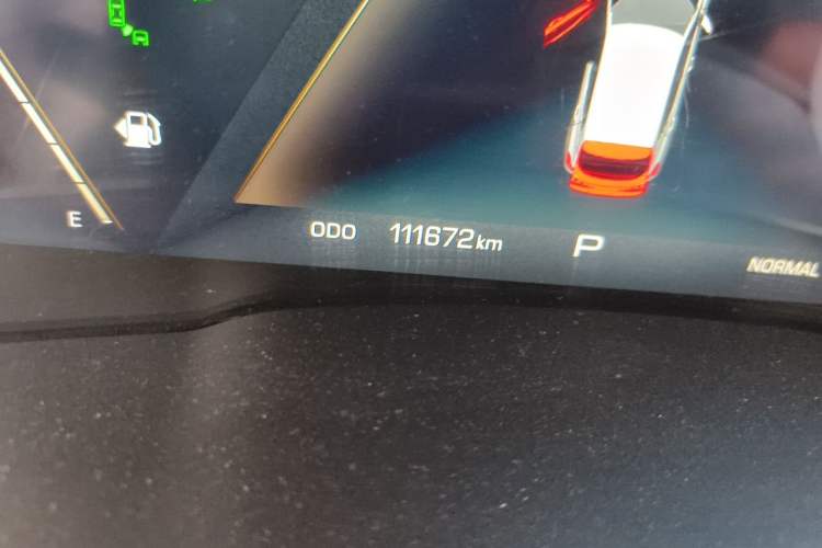 Used Wey VV5 2017 2.0T Ultra-Luxury Version Odometer Close Up