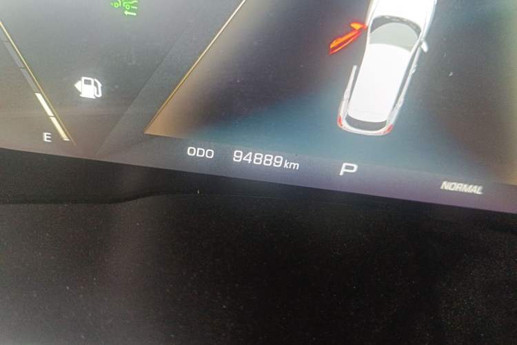 Used Wey VV5 2017 2.0T Flagship Edition Odometer Close Up