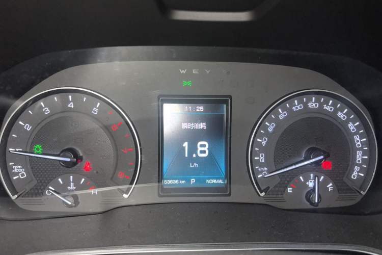Used Wey VV5 2017 2.0T Ultra-Luxury Version Instrument Cluster