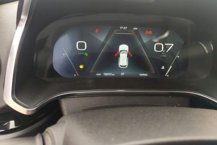 Used Wey VV5 2017 2.0T Flagship Edition Odometer Close Up