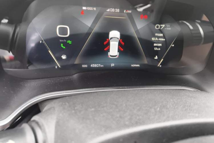 Used Wey VV5 2017 2.0T Flagship Edition Odometer Close Up