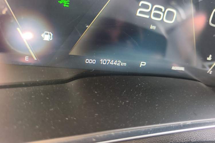 Used Wey VV5 2017 2.0T Flagship Edition Odometer Close Up