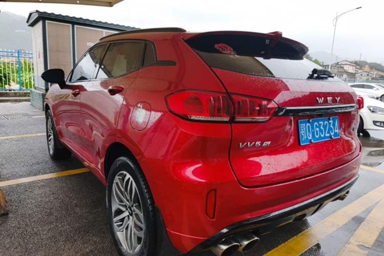 Used Wey VV5 2017 2.0T Ultra-Luxury Version Rear Left 45 Deg