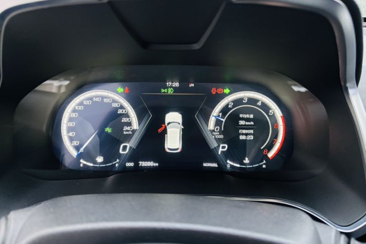 Used Wey VV5 2017 2.0T Flagship Edition Odometer Close Up